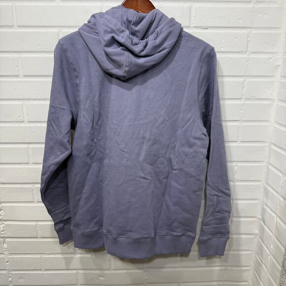Pact NWT One For All‎ Unisex Hoodie Sweatshirt Granite Blue Small Organic Cotton - Picture 3 of 13